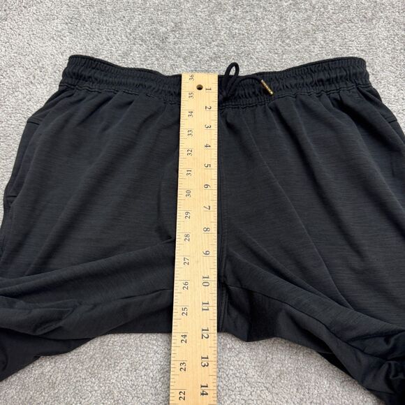 Zella Jogger Pants Womens Medium Black Zip Pocket Elastic Wasit Tapered Active - Picture 12 of 15